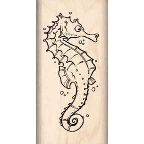 Stamps by Impression Sea Horse Rubber Stamp