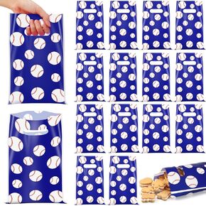 frienda 100pcs أكياس الهدايا البلاستيكية البلاستيكية البرية الأزهار البرية مع مقابض 9.84''x6.5 '