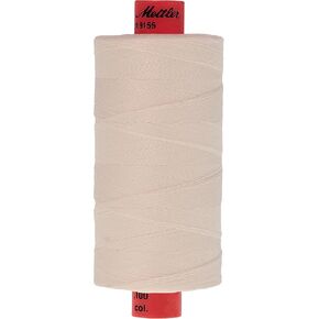 Mettler Metrosene Old Number 1155-0001 Poly Thread, 1000m/1094 yd, Eggshell