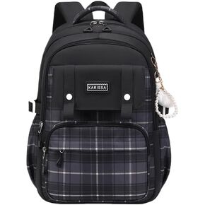 Cute Backpack for School Teen Girls, Aesthetic Laptop Backpack High Middle School Daypack Women Daily Travel Laptop Bag (Purple)