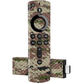 MightySkins Carbon Fiber Skin for Amazon Fire TV Stick 4K - Urban Camo | Protective, Durable Textured Carbon Fiber Finish | Easy to Apply, Remove, and Change Styles | Made in The USA