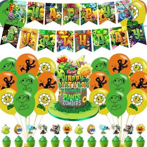 تشمل إمدادات حفلات أعياد عيد ميلاد PVZ Plants Pvz Plant
