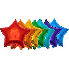 18 Inch Star Foil Balloons, 21pcs Balloons for Party Decoration