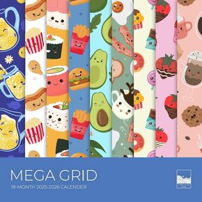 July 2025- December 2026 Dogs and Cats Mega Wall Calendar 18 Month | 12" x 24" Open | Giftable Large Grid Teacher Calendar 2026 | Thick & Sturdy Paper for Organizing & Planning | Pacific Waters Press (Dogs and Cats on Repeat)