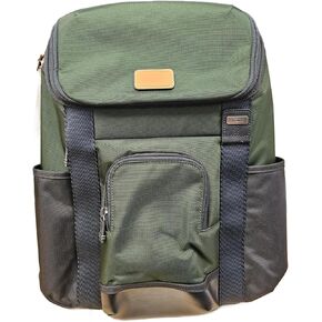 TUMI 125800 Thornhill Black/Green With Gunmetal Hardware Multi Compartment Backpack, Medium