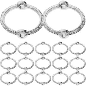حبات 50pcs excart 50pcs للحرف اليدوية حبات السوار سحر إطار حبات متعددة الوظيفية إطار حبات رائعتين لجمع المجوهرات جعل إكسسوارات الديكور