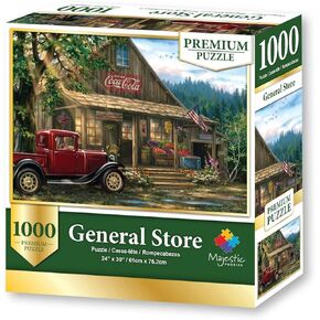 Springbok Majestic 1000 Piece Wooden Jigsaw Puzzle Country General Store
