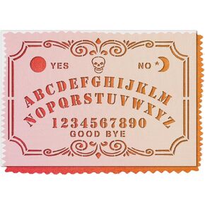 Stencil Stop Ouija Board Stencil - 18 x 12 inches - Reusable Stencils for Painting on Wood, Walls, Fabric & Rocks - Durable 14 Mil Mylar Plastic for DIY Crafts & Art Projects