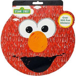 Sesame Street Shaped Sticker Book, Over 300 Stickers, 4 Sheets, Elmo