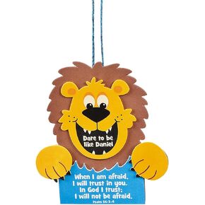 Fun Express Dare to Be Daniel Sign Kits - Makes 12 - Religous DIY Crafts for Kids and Sunday School Activities - VBS Vacation Bible School Supplies/Decor