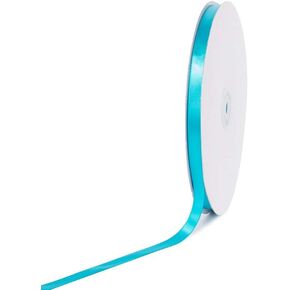 Creative Ideas PSF0308-316 Solid Satin Ribbon, 3/8" by 100 yd, Turquoise