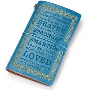 دفتر مجلة مجلة قابلة لإعادة تعبئة الجلسة المحفزة دائمًا ، تذكر أنك أكثر شجاعة مما تعتقد أن هدايا التشجيع لعائلة الأصدقاء (All Pink) in Kuwait