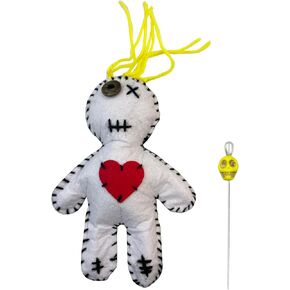 6.2" Handmade Peace & Harmony Poppet Voodoo Doll for Happy Couple/Marriage Communication/Protection/Halloween Decor (Dark Golden Blonde Hair)