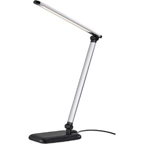 Adesso SL4903-01 Simplee Lennox LED Multi-Function Desk Lamp, Smart, 5 Color Temperature Modes, Improved Wellness and Circadian Rhythm, Dimmer Touch Switch, Reduced Eye Strain, 5ft, Black
