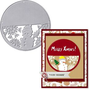 Threetols Metal Merry Christmas Cutting Dies, Christmas Words Die Cuts Stencils Art Words Metal Dies for Card Making Paper Crafting Scrapbooking DIY Craft Album Paper Card Christmas Decor
