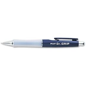 Pilot Products - Pilot - Dr. Grip Ballpoint Retractable Pen, Blue Ink, Medium - Sold As 1 Each - Wide comfort grip. - Commended for ease of use by the Arthritis Foundation. - Retractable.