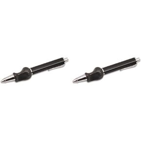 The Pencil Grip Heavyweight Ballpoint Pen with Grip, Ergonomic and Best Pens for Smooth Writing, 2.4 Oz- TPG-651, Black