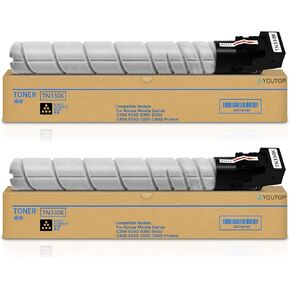 2PK 2PK TN-330 TN330 Black Toner Cartridge (AC7A030) TN330K Replacement for Konica Minolta Bizhub C250i B300i B360i B450i C450i B550i C550i C650i Printers ( 28,000 Pages)