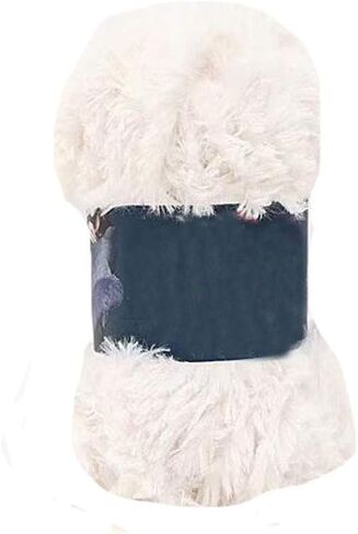 DIY Coffee Brown Faux Fur Fur Yarn Chunky Fluffy Faux Fur Yarn Gyarn Gyarn for Crochet Knit Hat Drivf Resher 100g in Kuwait