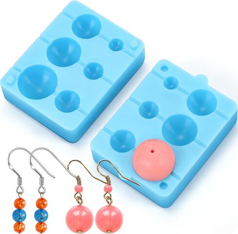 Lanties 6 Sizes Polymer Clay Bead Hole Maker for Polymer Clay Bead Maker Tools Piercing Clay Hole Punch Jewellery Making Supplies for Clay Beads(Round Shape) in Saudi Arabia