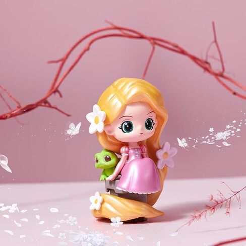 Miniso Disney Princess Fairy Tale Town Figure Model Bind Box Design Box Toy Toyble Toy toyblible Home Decor Decord Home (عشوائي واحد) in Kuwait