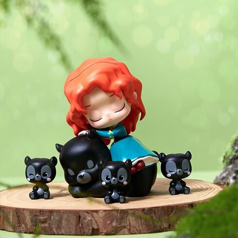 Miniso Disney Princess Fairy Tale Town Figure Model Bind Box Design Box Toy Toyble Toy toyblible Home Decor Decord Home (عشوائي واحد) in Kuwait