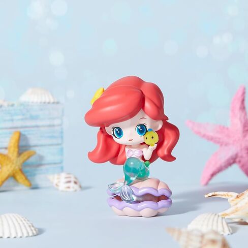 Miniso Disney Princess Fairy Tale Town Figure Model Bind Box Design Box Toy Toyble Toy toyblible Home Decor Decord Home (عشوائي واحد) in Kuwait