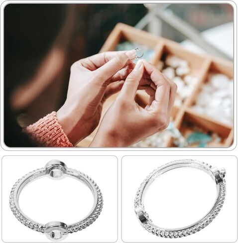 حبات 50pcs excart 50pcs للحرف اليدوية حبات السوار سحر إطار حبات متعددة الوظيفية إطار حبات رائعتين لجمع المجوهرات جعل إكسسوارات الديكور in Kuwait