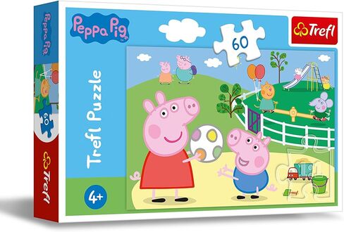 Trefl Peppa Pig 60 Piece Jigsaw Puzzle Fun with Friends Print, DIY Puzzle, Creative Fun, Classic Jigsaw for Adults and Children from 4 Years Old in Kuwait