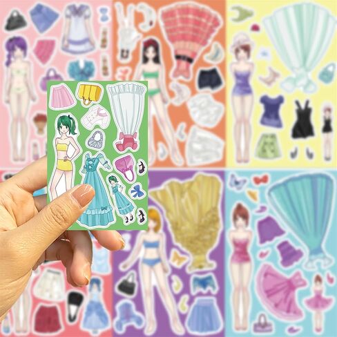 24 Sheet Dragon Stickers Make Your Own Dragon Stickers for Kids 3+, Cartoon Make-a-face Stickers Girls Boys Dragon Birthday Party Decorations,DIY Dragon Craft Birthday Party Favor Supplies (Dragon) in Saudi Arabia