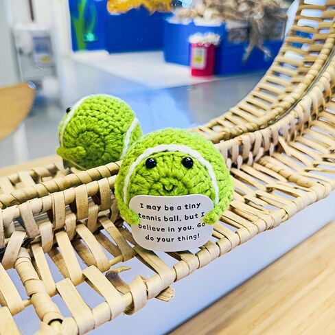 Softball Gifts Funny Positive Crochet Softball Gag Gift Emotional Support Gifts for Men Women Softball Sports Lovers Coworkers Friends Birthday Christmas Stocking Stuffers White Elephant Gifts in Kuwait