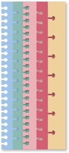 Craftelier - Set of Basic Binding Edging Dies for Scrapbooking, Crafts and Cardmaking Projects | Suitable for Various Types of Materials | Sizes Between 16,30 x 0,76 cm and 16,75 x 0,81 cm in Kuwait