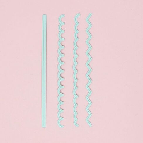Craftelier - Set of Basic Binding Edging Dies for Scrapbooking, Crafts and Cardmaking Projects | Suitable for Various Types of Materials | Sizes Between 16,30 x 0,76 cm and 16,75 x 0,81 cm in Kuwait