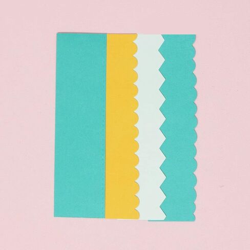 Craftelier - Set of Basic Binding Edging Dies for Scrapbooking, Crafts and Cardmaking Projects | Suitable for Various Types of Materials | Sizes Between 16,30 x 0,76 cm and 16,75 x 0,81 cm in Kuwait