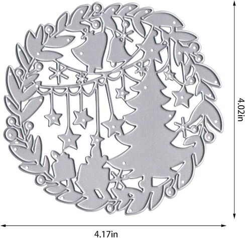 Threetols Metal Merry Christmas Cutting Dies, Christmas Words Die Cuts Stencils Art Words Metal Dies for Card Making Paper Crafting Scrapbooking DIY Craft Album Paper Card Christmas Decor in Saudi Arabia