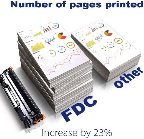 FDC Printer Toner CB436A 36A Toner Cartridge Compatible for HP Laserjet M1522n M1522nf MFP P1505 P1505n M1120 M1120n Printers Ink 2,000 Pages(1-Pack ) in Saudi Arabia