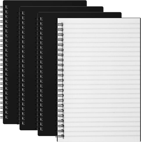 6 Pcs Stone Paper Waterproof Notebook Spiral A5 5.8 x 8.3'' Weatherproof Stone Paper All Weather Notebook Journal Note Taking College Ruled for Aesthetic Office Outdoor in Kuwait