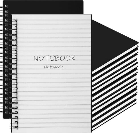 6 Pcs Stone Paper Waterproof Notebook Spiral A5 5.8 x 8.3'' Weatherproof Stone Paper All Weather Notebook Journal Note Taking College Ruled for Aesthetic Office Outdoor in Kuwait