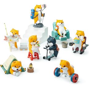 BEEMAI Kuraya Shiba Tourshiba Series 1PC Blind Box Figures, Random Design Cute Figures Collectible Toys Birthday Gifts