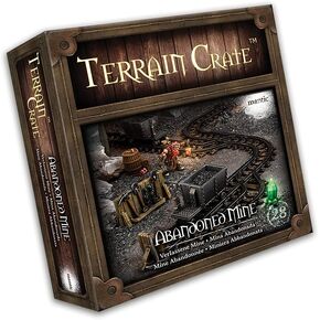 لعبة Mantic Games Miniature Game: Terrain Crate - حزمة توسيع الألغام المهجورة