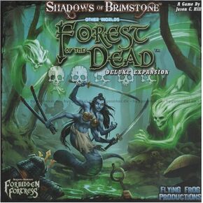 Flying Frog Shadows of Brimstone Forest of The Dead Deluxe Expansion, Green, Large