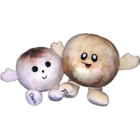Celestial Buddies Pluto & Charon Buddy Science Astronomy Space Solar System Educational Plush Stuffed Planet Toy