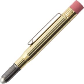 Travelers Company 38075006 Brass Pencil, Solid Brass