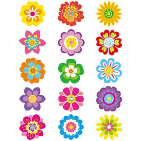 360 Pcs Spring Flower Stickers for Kids Springtime Floral Stickers for Crafts Envelopes Cards Gifts Spring Easter Party Favor Decorations