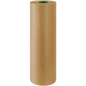 Partners Brand PKPPC2450 Poly Coated Kraft Paper Roll, 50#, 24" x 600', Kraft