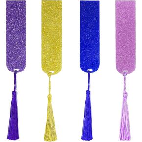 Acrylic Colorful Bookmark， Pretty and Increase Reading Interest， for DIY Crafts Hanging Tag Gift Tag Price Tags(4pcs)