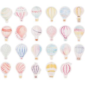 5 صناديق قصاصات القصاصات ملصقات تعيين ملصقات بالون الهواء الساخن ملصقات الكرتون شارات مزخرفة للماء للاصطدامات DIY Crafts Album in Kuwait