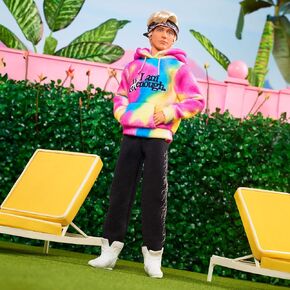 Ken Doll Wearing “I Am Kenough" Hoodie – Barbie The Movie