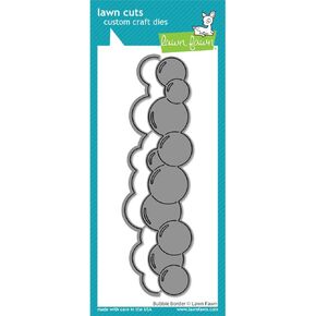 Lawn Cuts Custom Craft Die -Bubble Border -LF2527