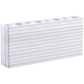 Prang Refillable Oval Watercolor Trays, White, 12 Count, Trays ONLY